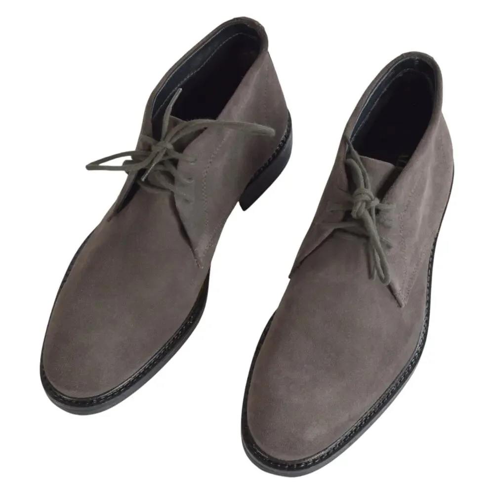 Alfani Grey Suede Chukka Boots Men’s Size 7.5 Casual Dress Booties